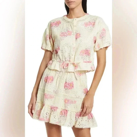 Walter Baker Puff Sleeve Celeste Boho Top NEW WITH TAG - Picture 1 of 7